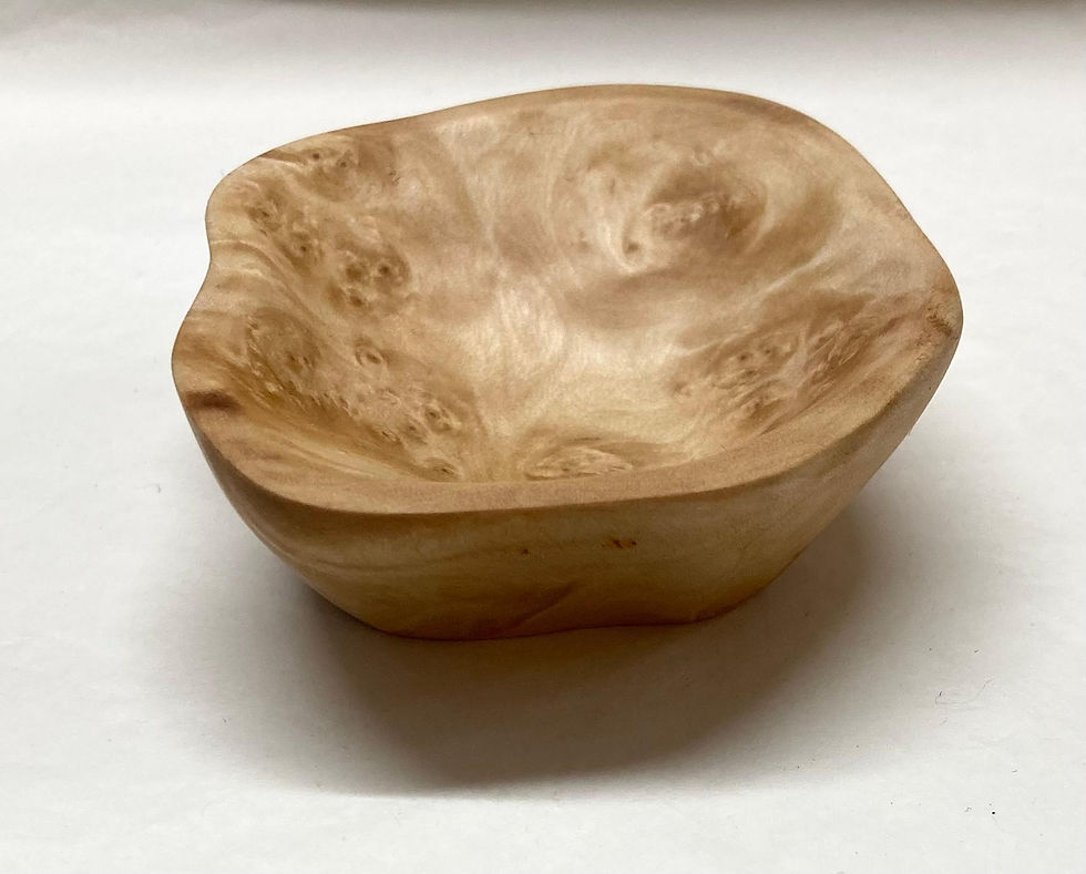 Thumbnail: Silver Birch Burr Wood Bowl CBJ084