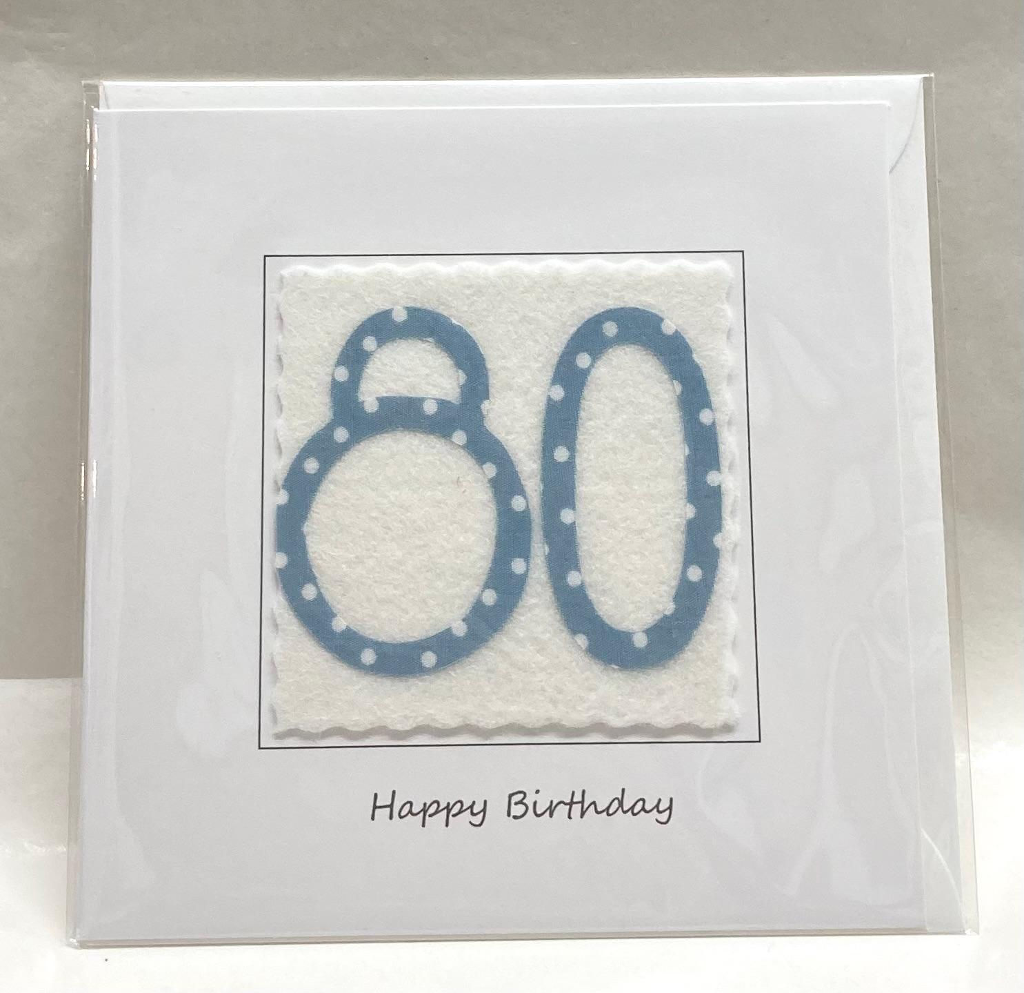 80th Birthday Card