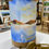 Thumbnail: Handpainted Cylinder Lamp - Fells