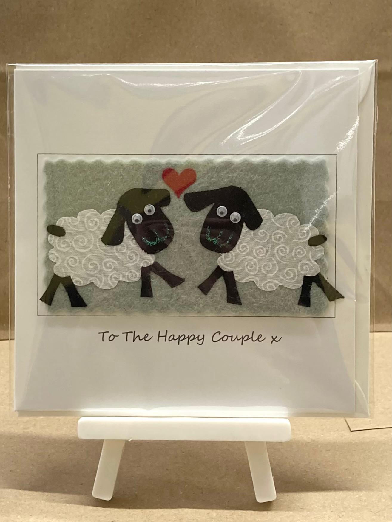 "To The Happy Couple" Sheep Card