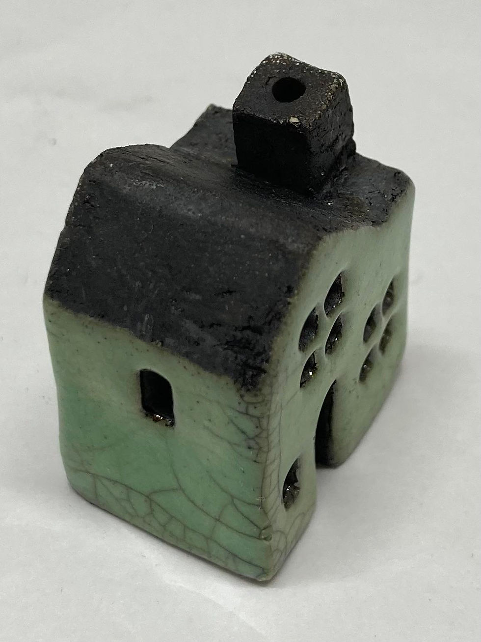 Thumbnail: Tiny Green Raku House