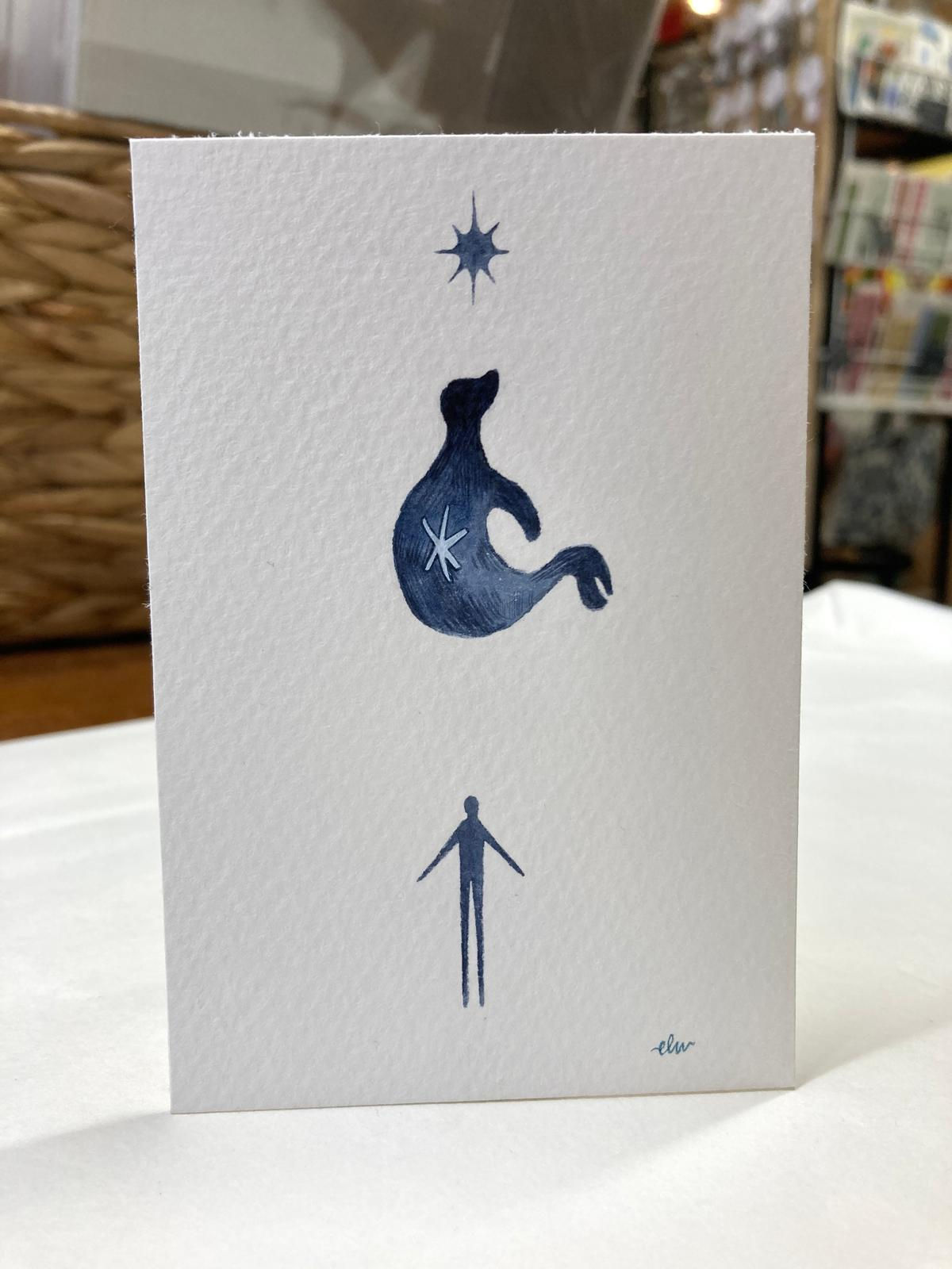 Mini Painting TSS118 - 'Midnight Waves'