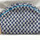 Thumbnail: Make Up/Wash Bag - Dark Blue Leaf