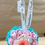 Thumbnail: Pink White and Green Heart Car Decoration