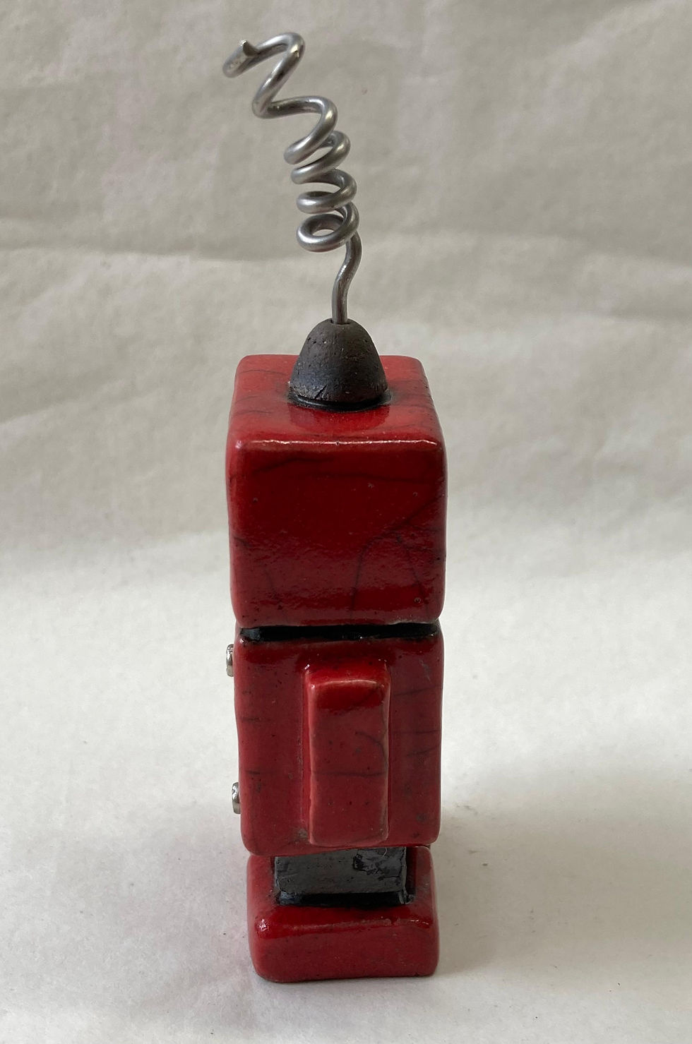 Thumbnail: Small Raku Robot - Red