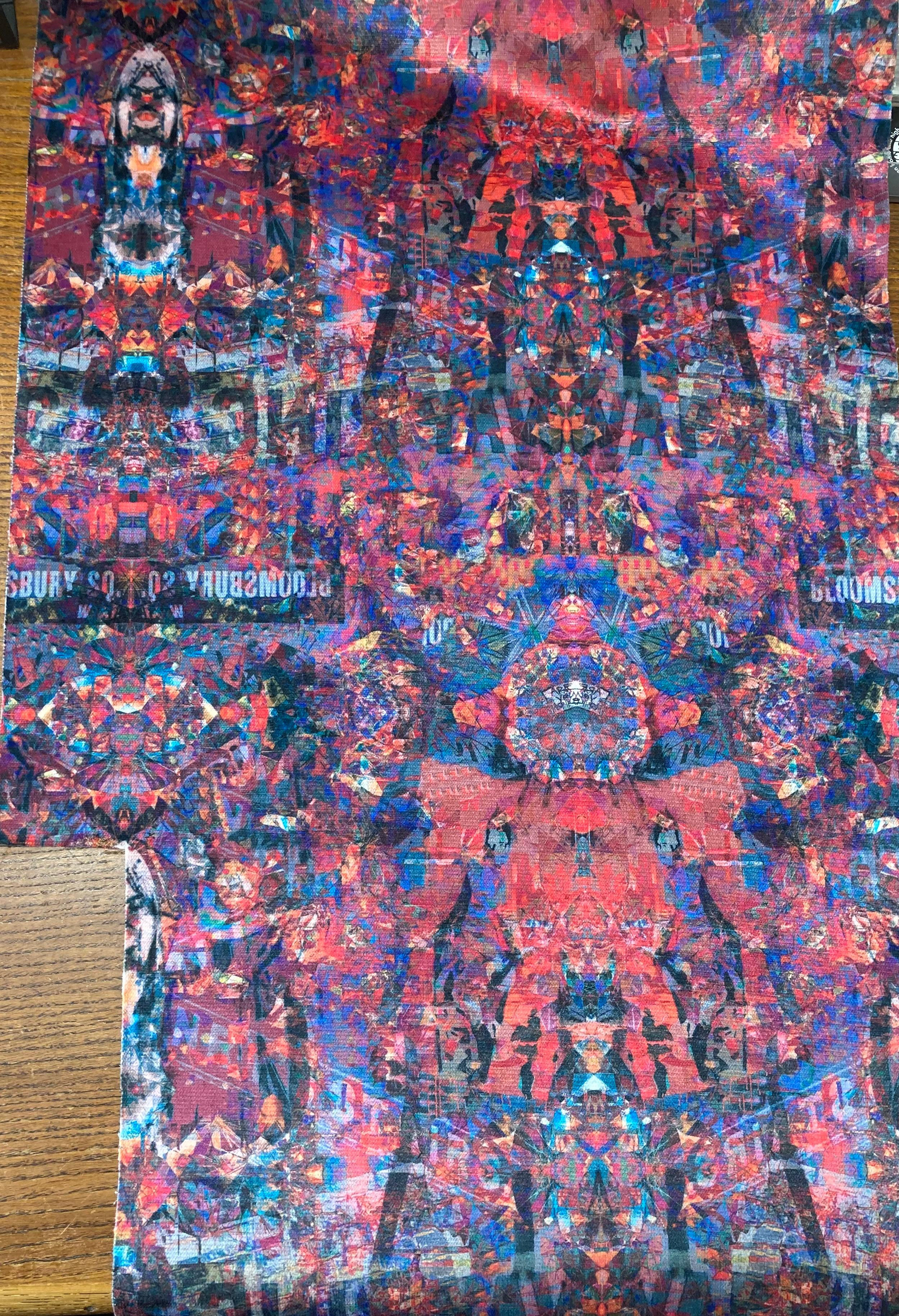 "M'Lady Part 2" Velvet Fabric - Multi