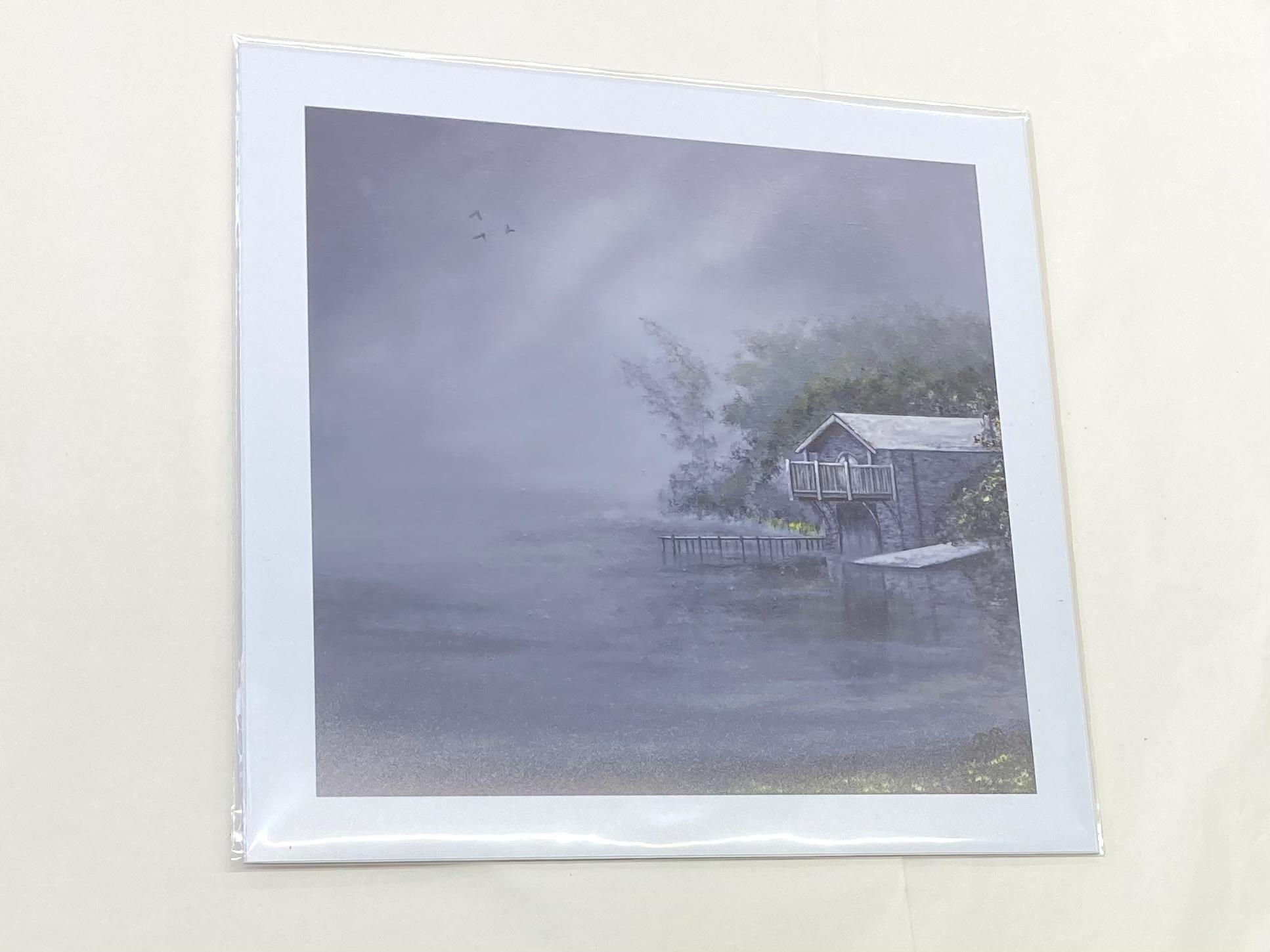 "Winter Retreat" Ullswater Boat House Print CBD064