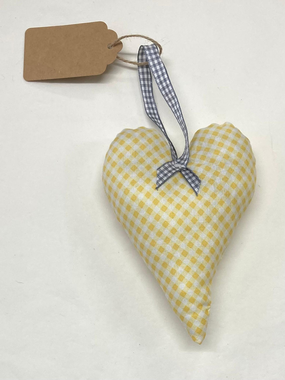 Thumbnail: Gingham Lavender Heart Hangers