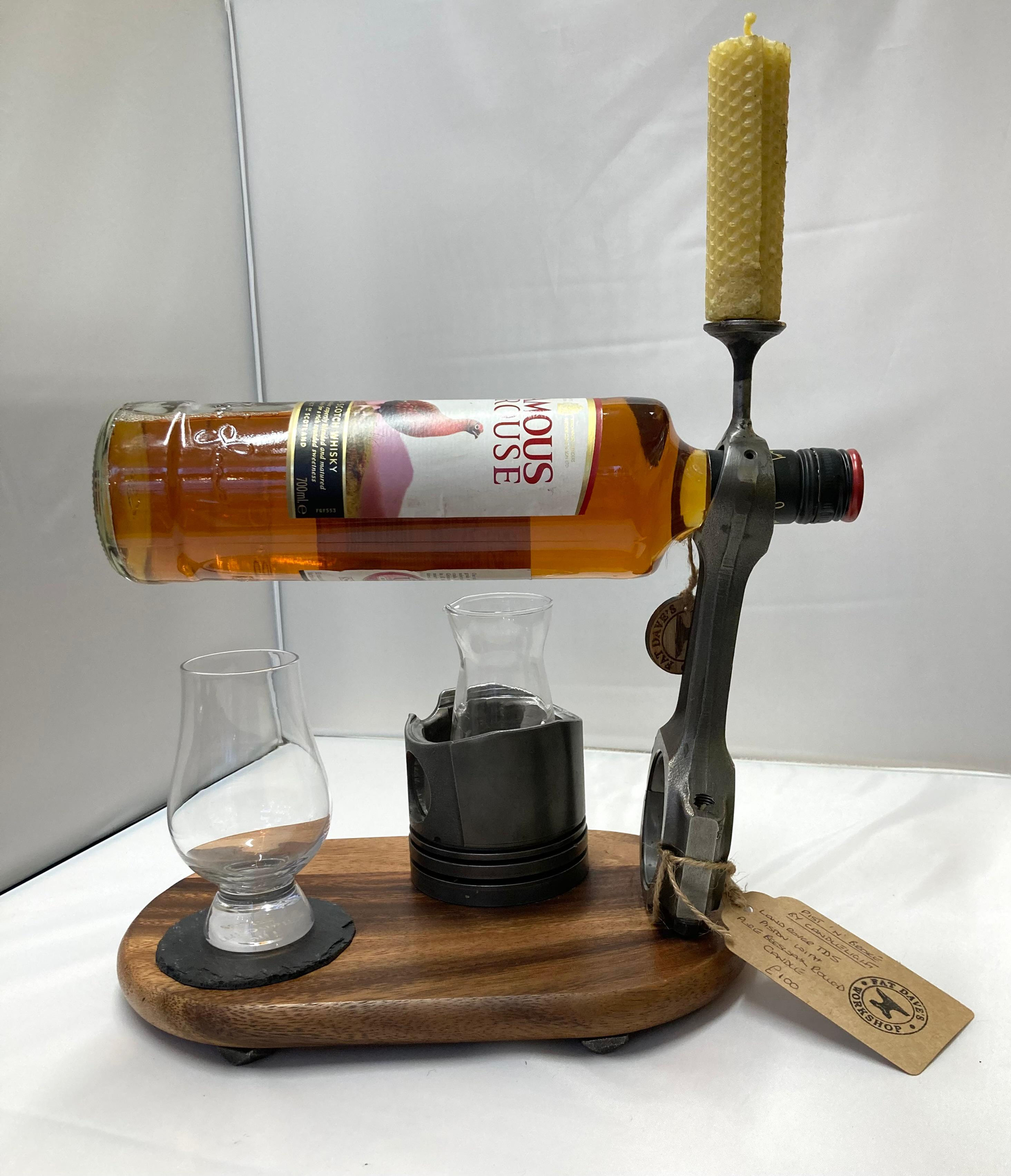 Pist'n'Broke By Candlelight - Bottle and Glass Holder FD103