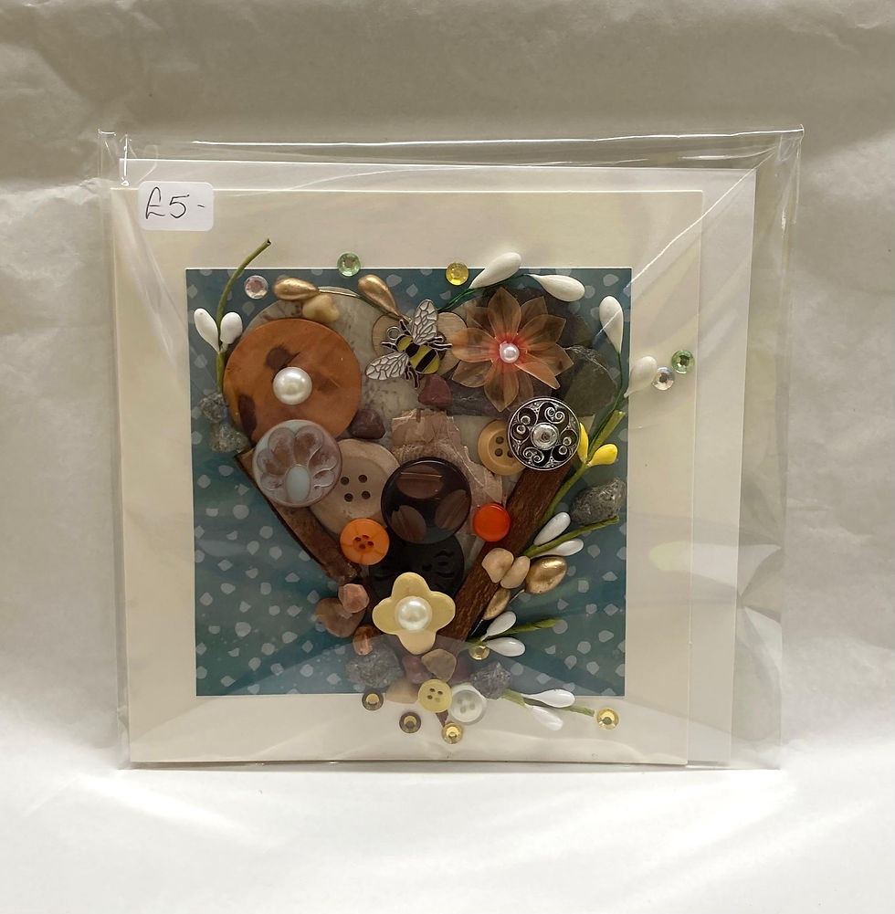 Colours of Spring in the Heart of the Lakes Blank Card