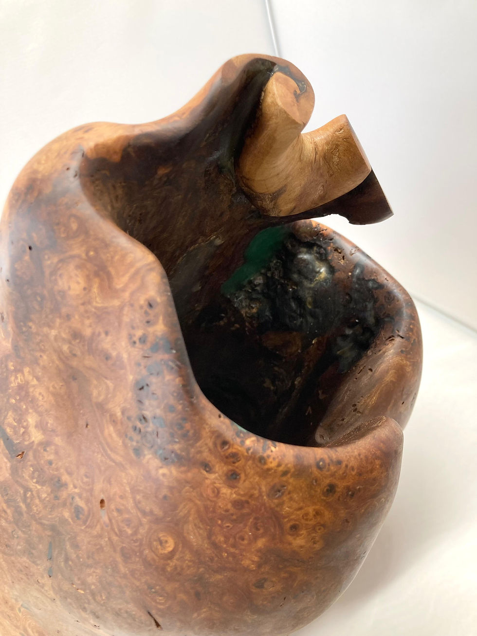 Thumbnail: Large Burr Elm and Resin Sculpture