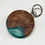 Thumbnail: Burr Elm and Resin Keyring CBJ074
