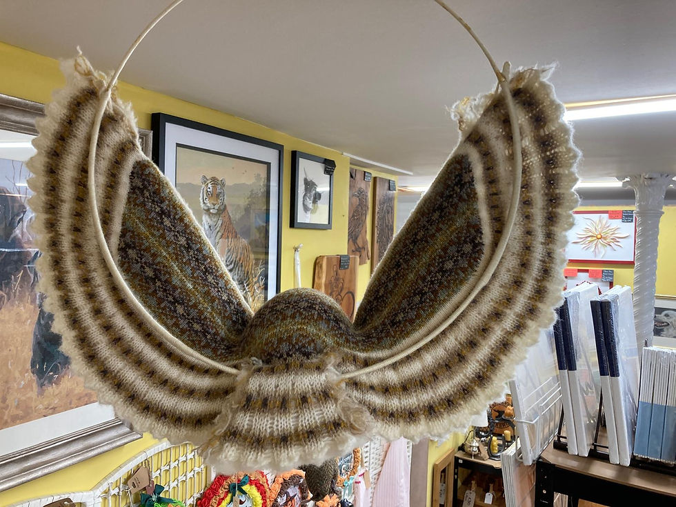Thumbnail: 'The Night Shifter' Hanging Fair Isle Barn Owl