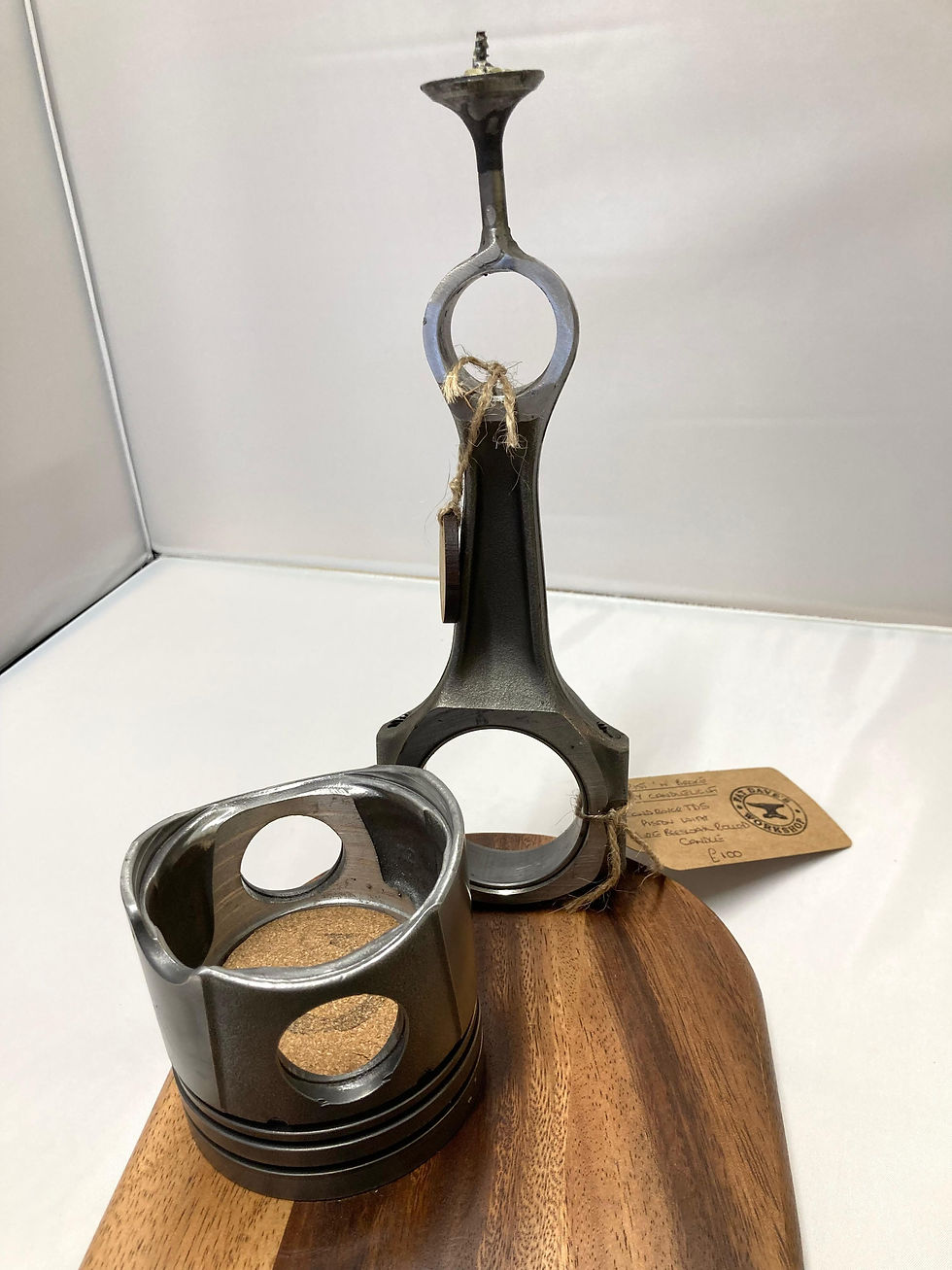 Thumbnail: Pist'n'Broke By Candlelight - Bottle and Glass Holder FD103