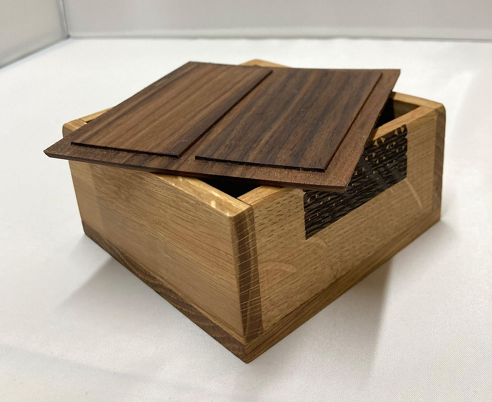 Thumbnail: Wooden Deck of Cards with Box