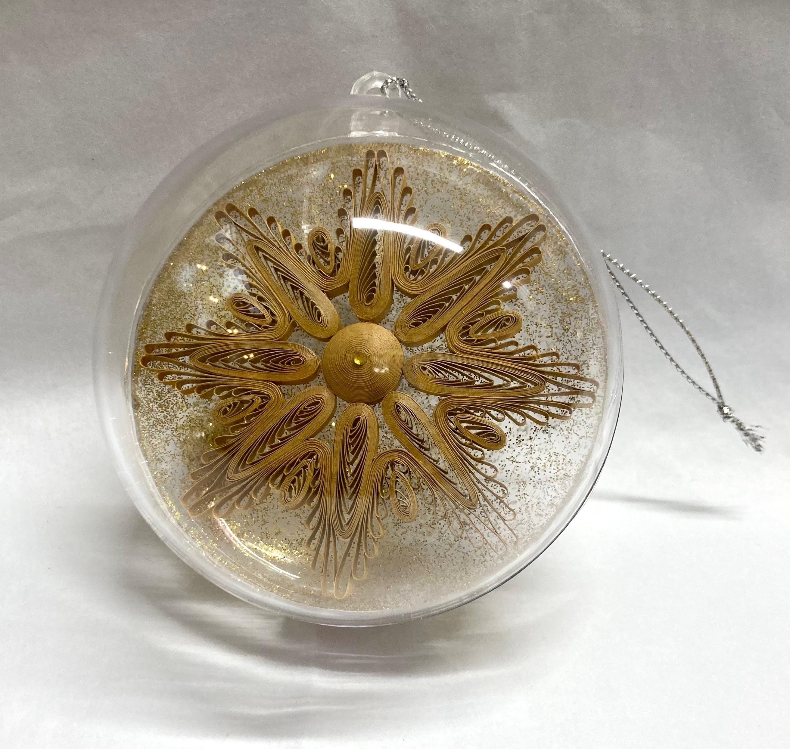Quilled Snowflake Baubles