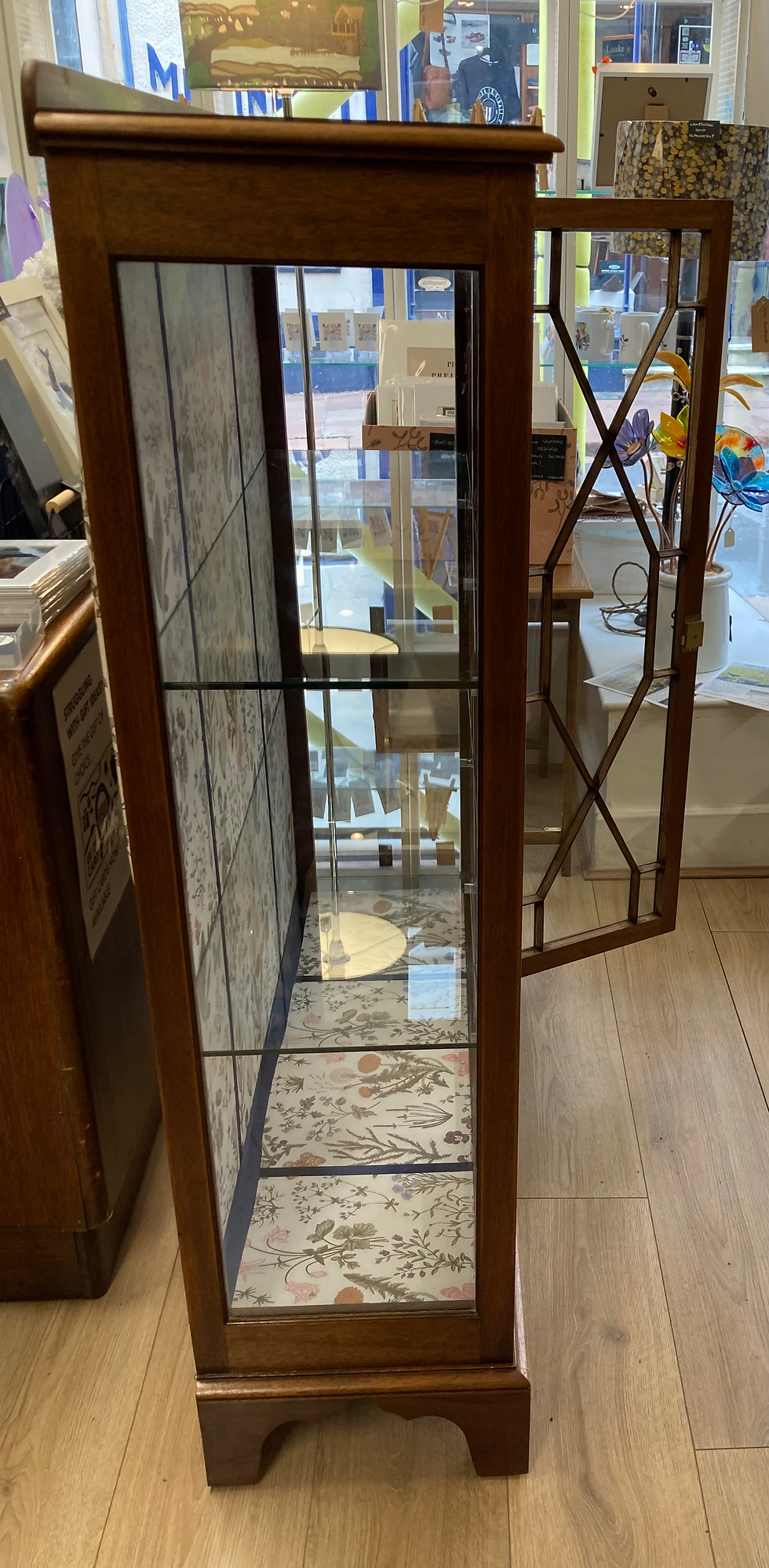 Thumbnail: Large Glass Display Cabinet with lights