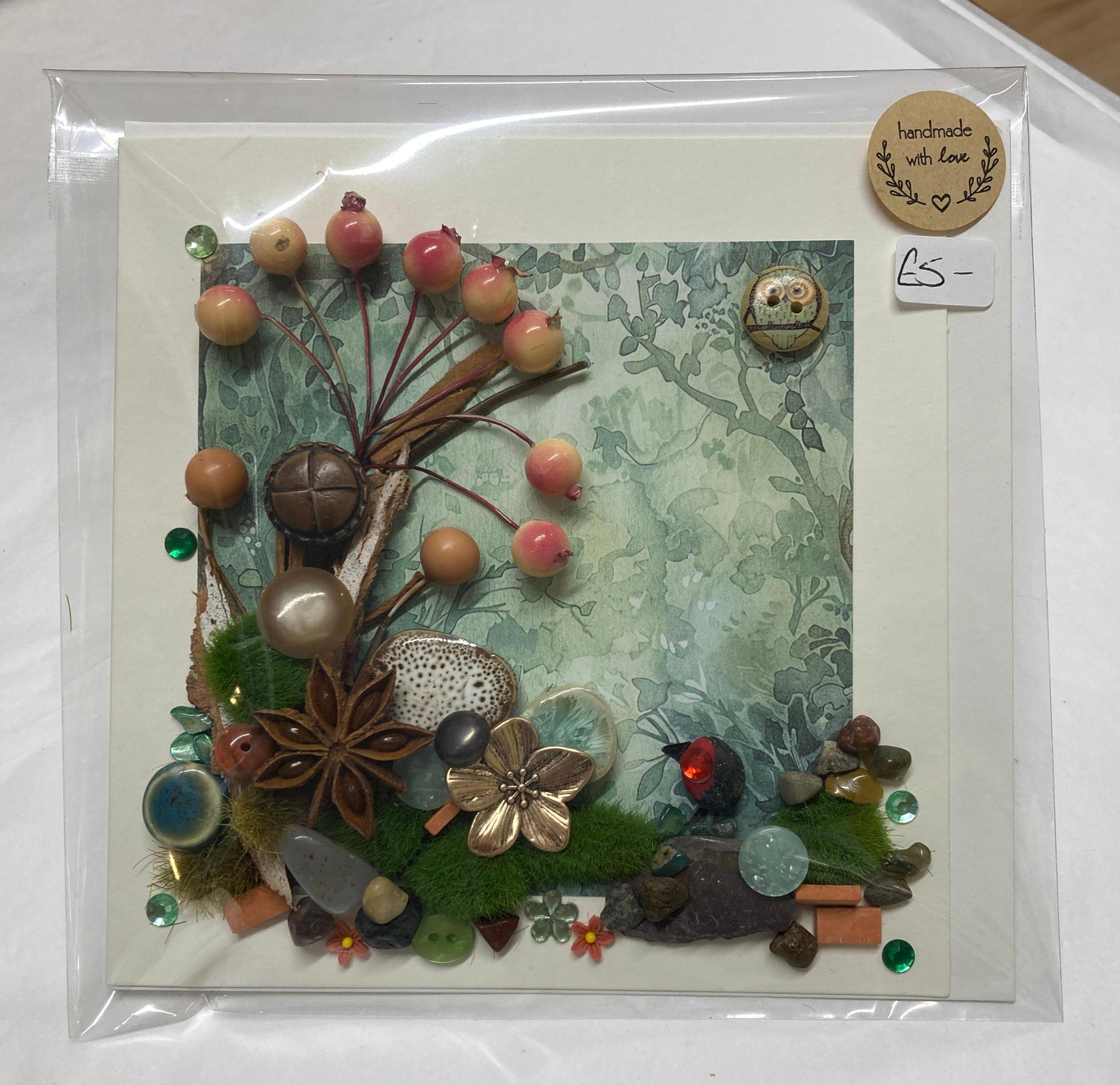 Flakebridge Wood's Resident Robin Blank Card