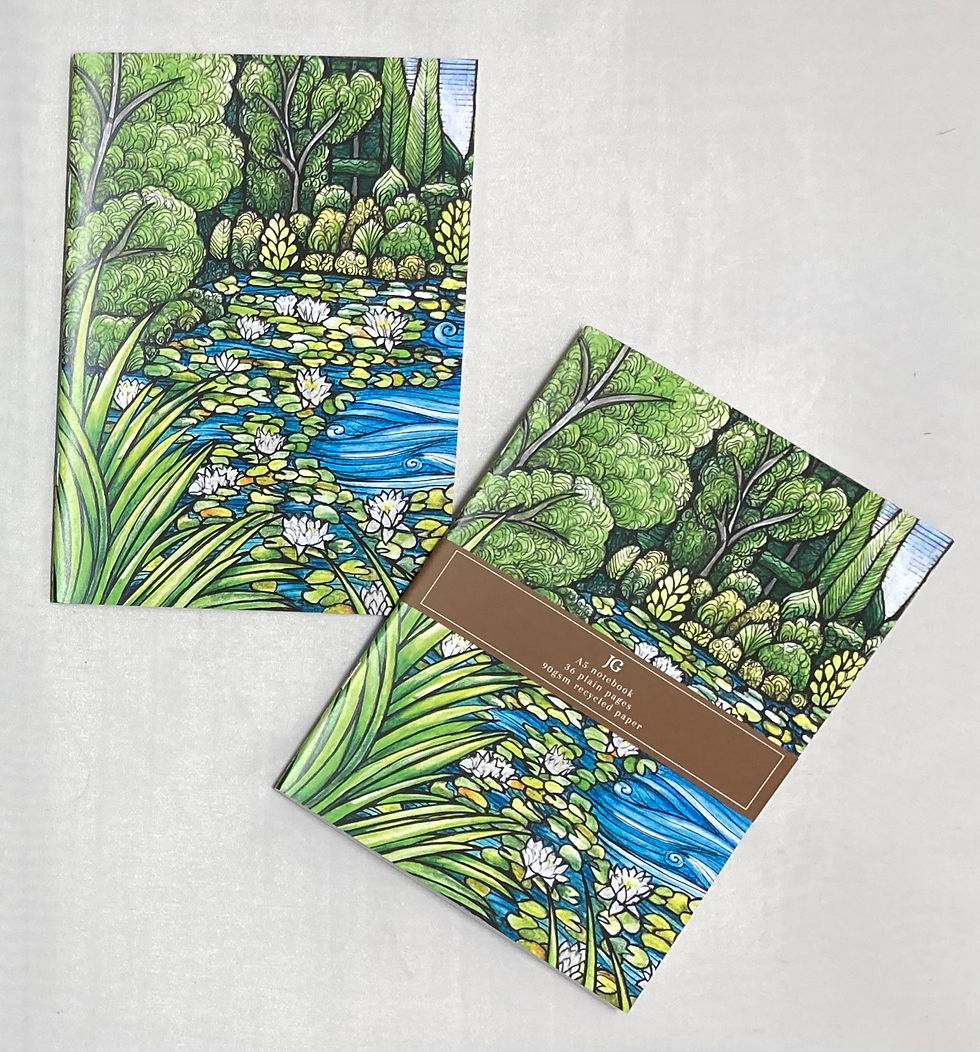Thumbnail: Notebook - Waterlilies