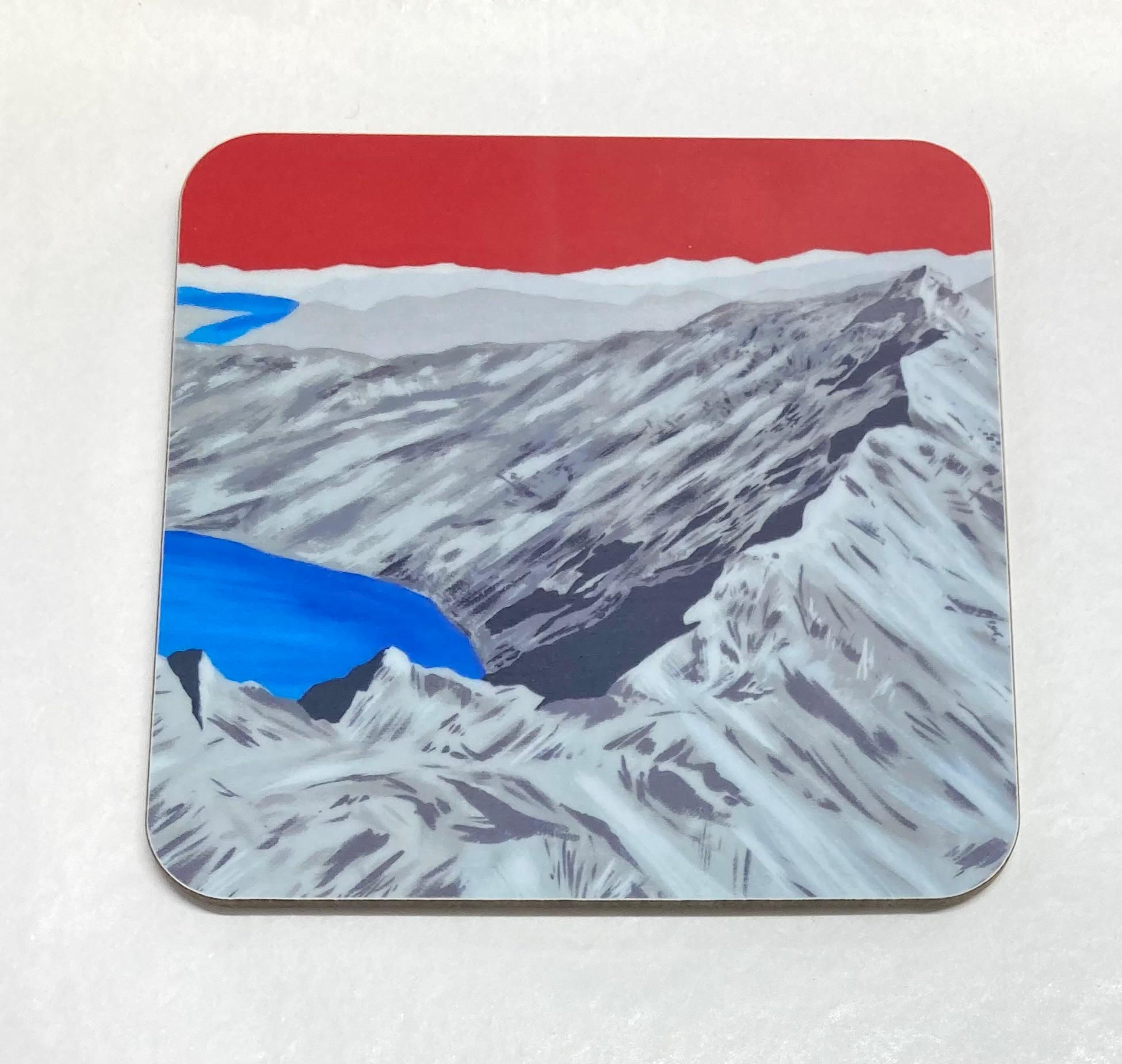 'Striding Edge Above Red Tarn' Coasters