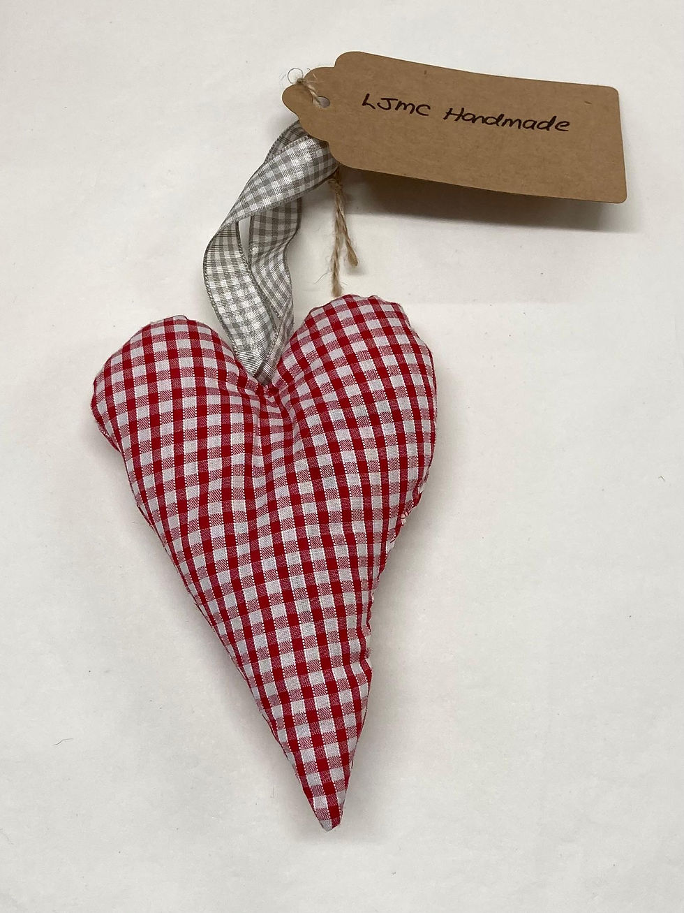Thumbnail: Gingham Lavender Heart Hangers