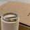 Thumbnail: Thin Hammered Band Ring with cut circle detail - R5