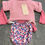 Thumbnail: Age 2 Years Pink Chunky Top with Bloomers, T-Shirt and Tights BB050