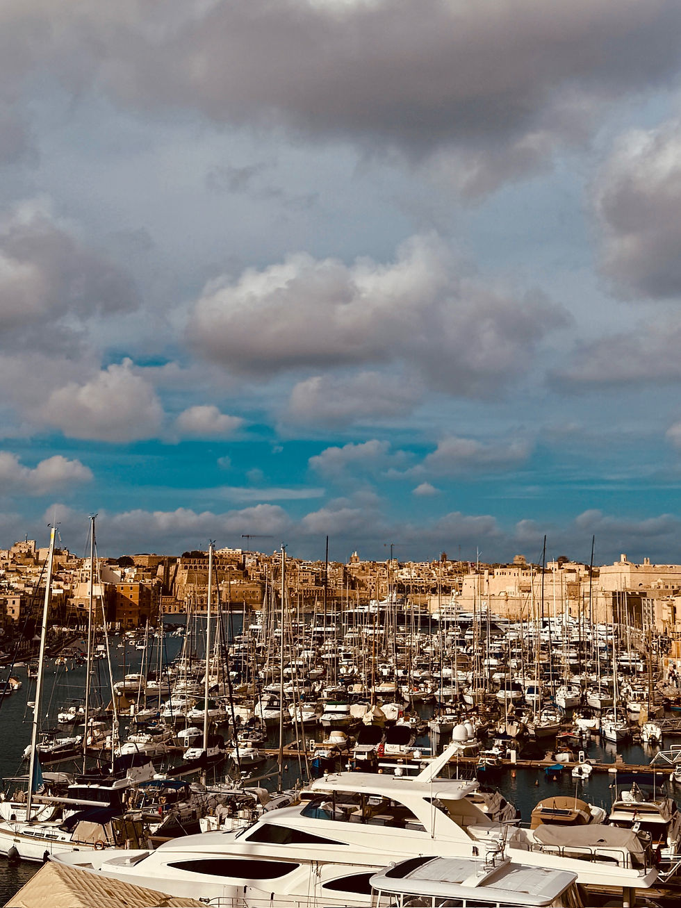 View of the 3 cities in malta