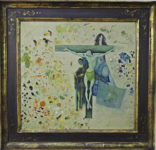 Josef Winkler, oil on wood panel,
40x42 cm, 1948
