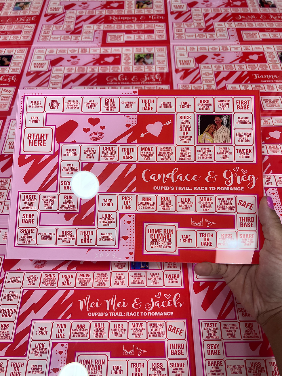 Thumbnail: Acylic Couples Board Game- Free Personalization