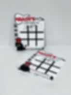 Thumbnail: Rockstar themed tic tac toe board with dry erase marker