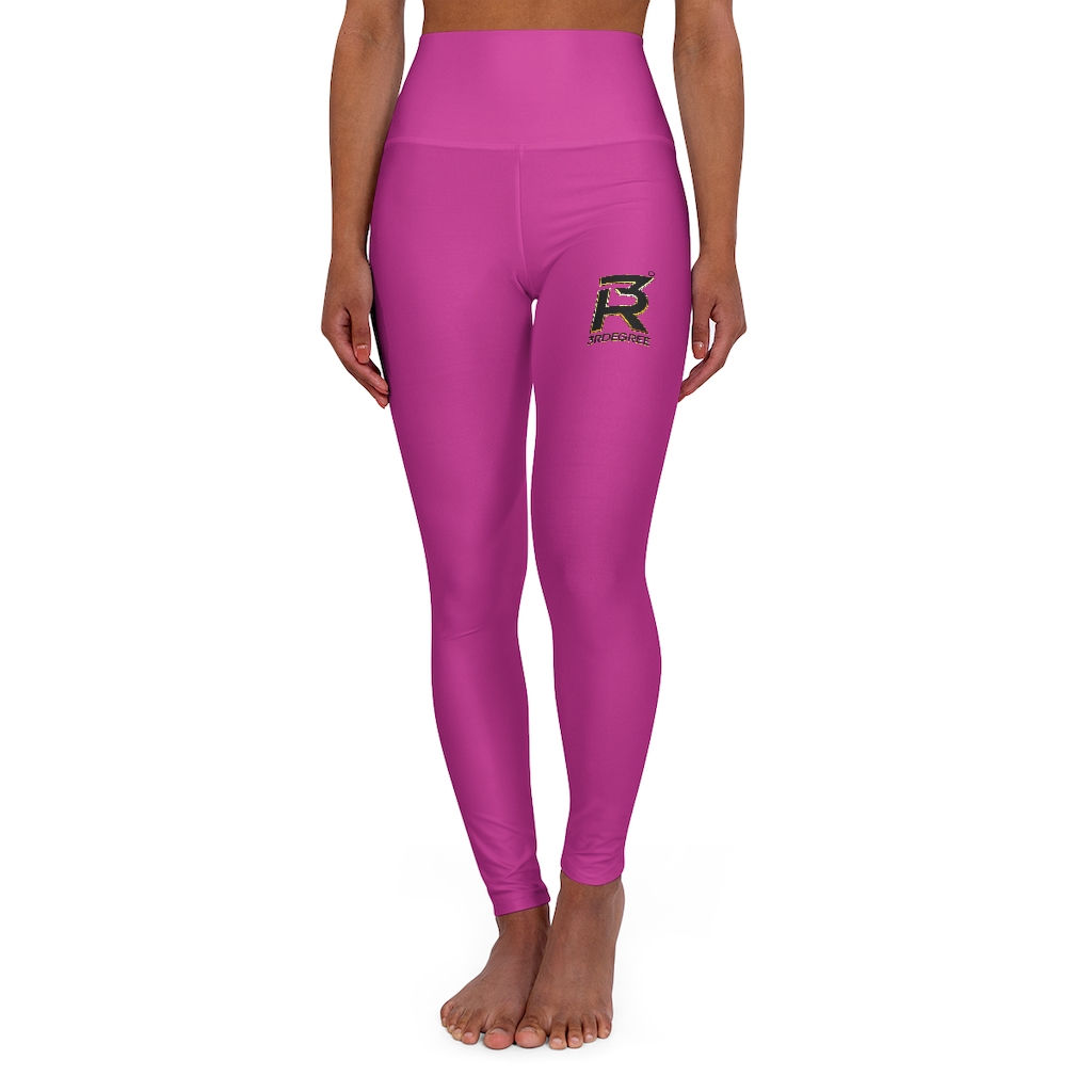 High Pink 3R Waisted Yoga Leggings
