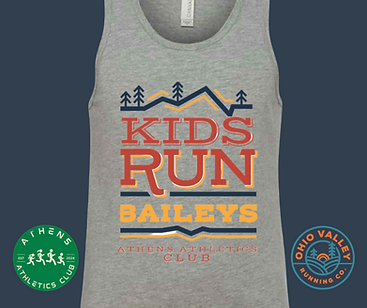Run Baileys Trail Races, Kids Run Shirts