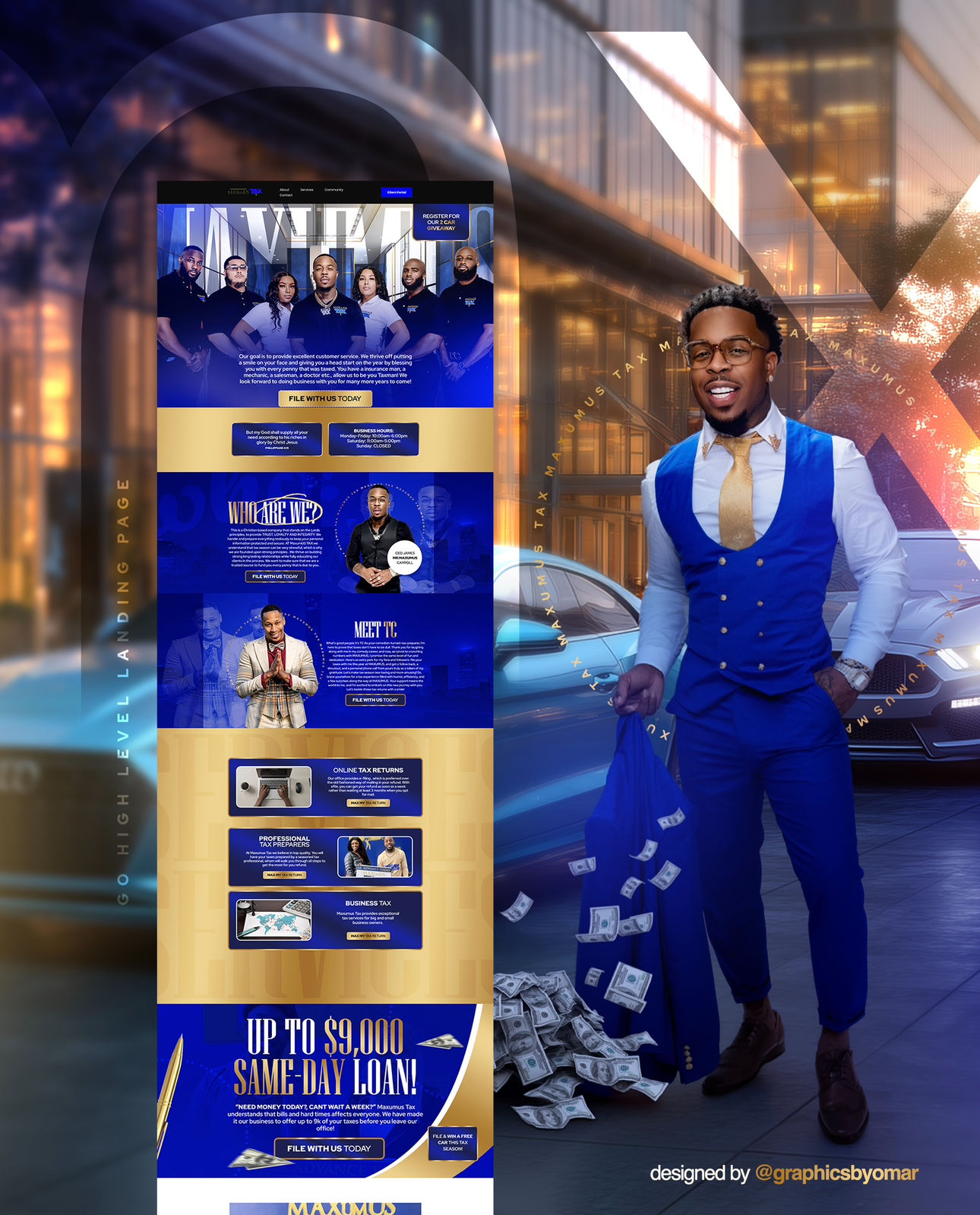 Wix or Shopify Landing Page