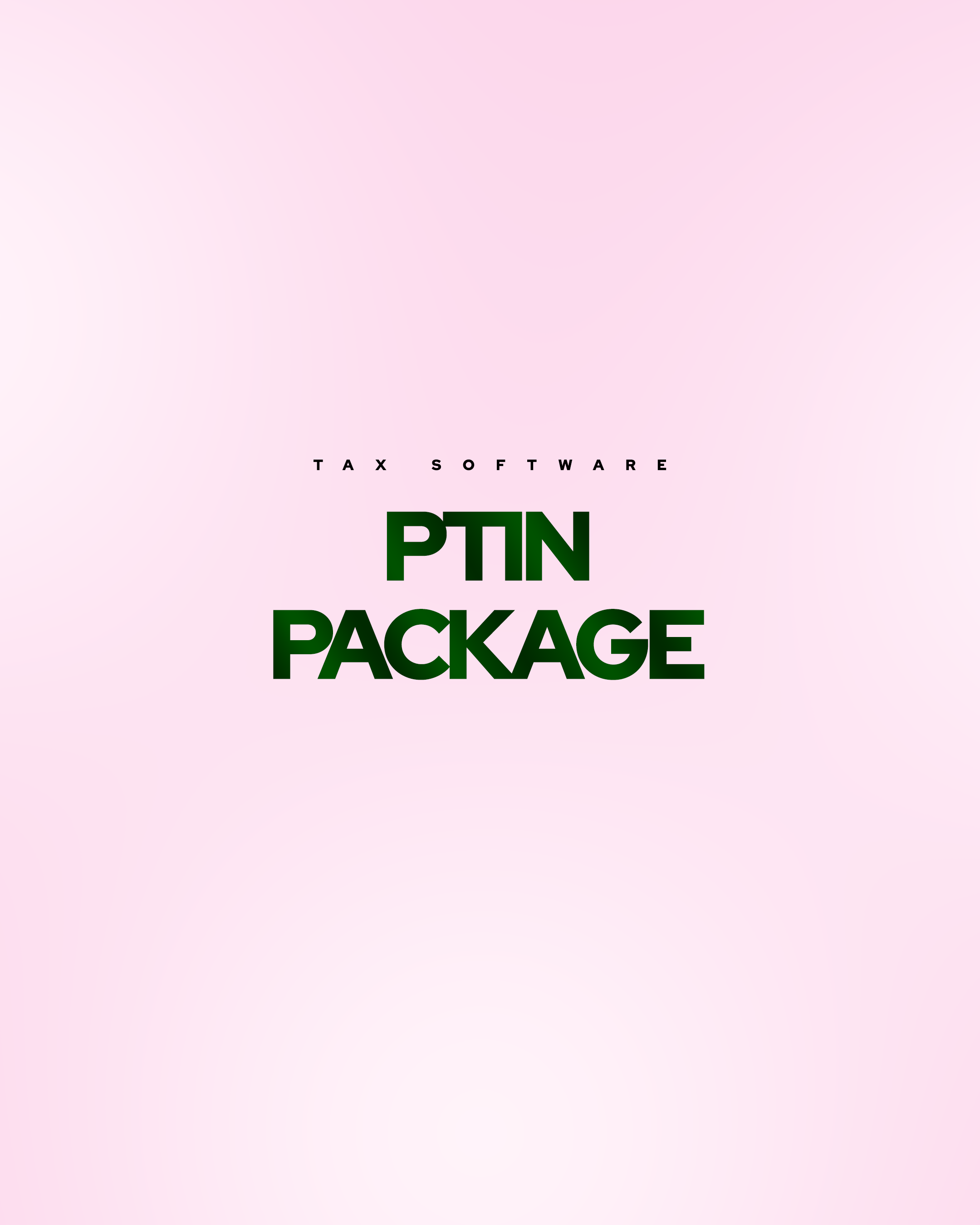 Purpose-Driven Tax Prep Package (PTIN)