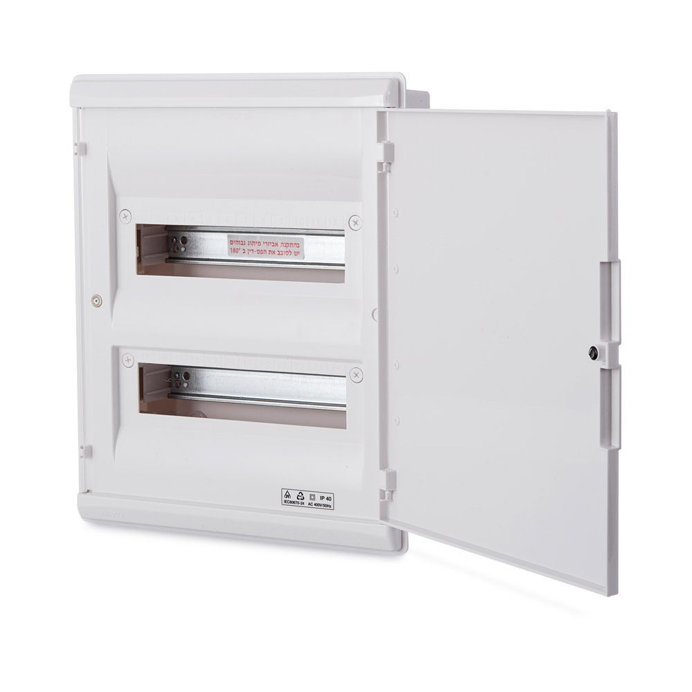 NISKOBOX לוח חשמל תחת הטיח 24 מודול