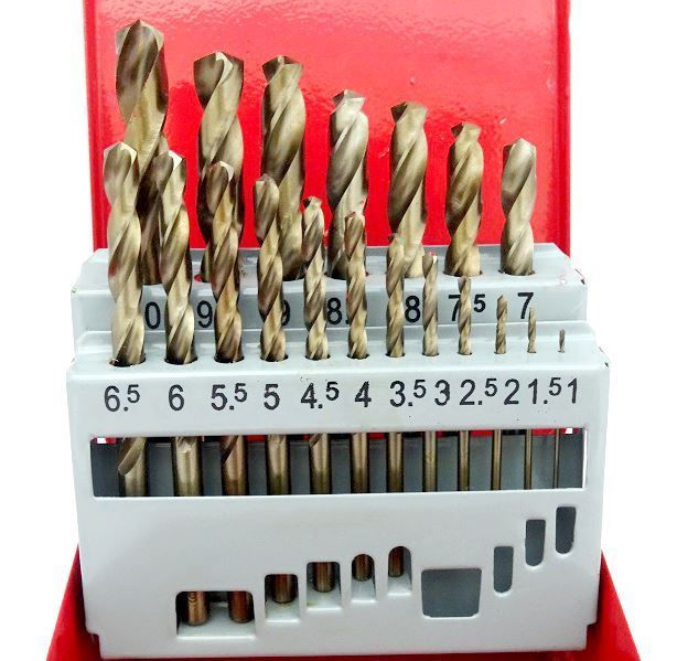 תמונה ממוזערת: סט מקדחים קובלט לקידוח בנירוסטה