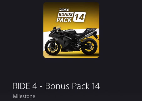 PS4 and PS5: Ride 4 - Bonus Pack 14 [DLC]