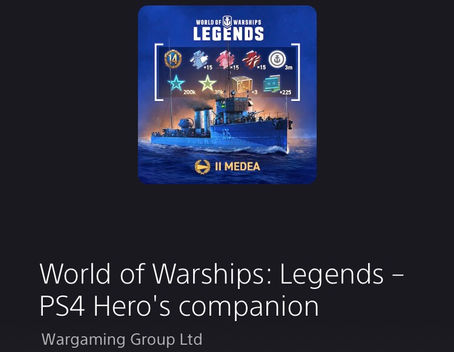 PS4 and PS5: World of Warships: Legends - Hero’s Companion [PS Plus DLC]
