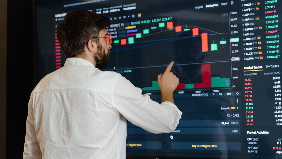 gerente usando datos