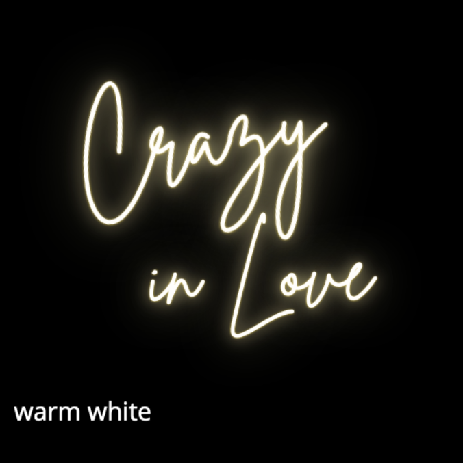 Thumbnail: 2 ft. ‘Crazy in Love’ LED Neon Sign 