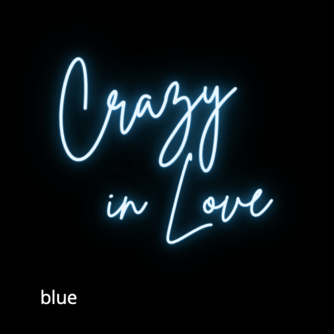 Thumbnail: 2 ft. ‘Crazy in Love’ LED Neon Sign 