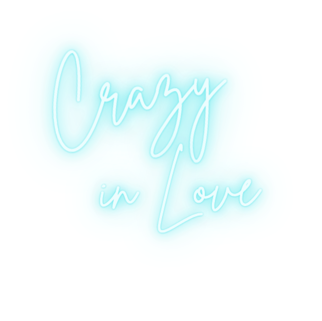 Thumbnail: 2 ft. ‘Crazy in Love’ LED Neon Sign 