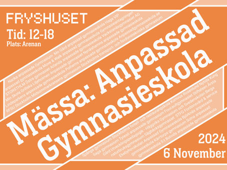 Anpassad Gymnasiemässa 