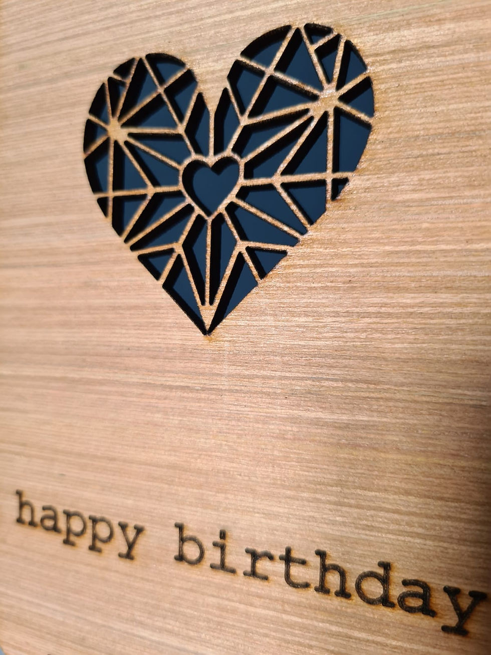 Thumbnail: Intricate Heart Woodcut Greetings Card