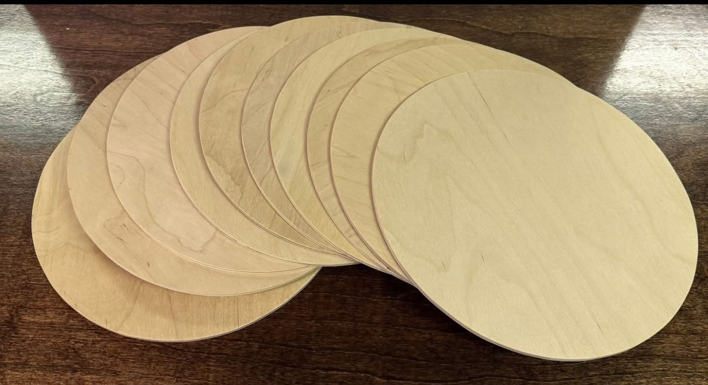 10-Pack 11 1/2" Wood Rounds