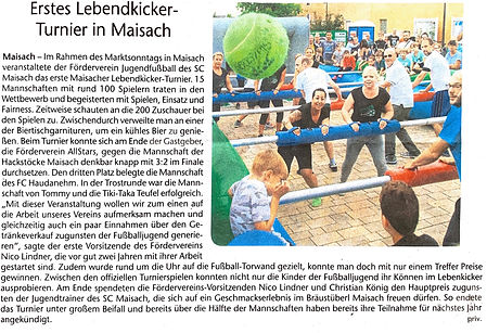 SC Maisach e.V. - Lebendkicker-Turnier