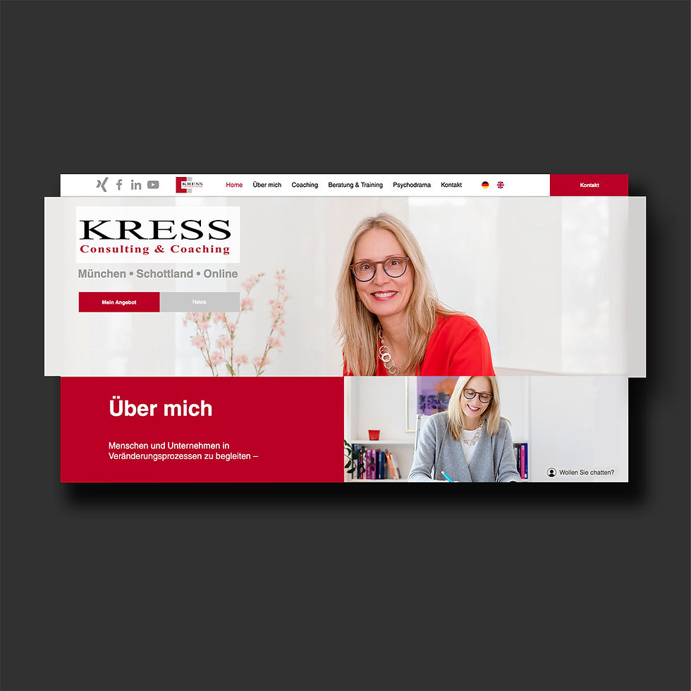Bärbel Kress Consulting & Coaching - Website - NicoMediaDesign