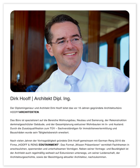 Webdesign - Hooff Architekten - NicoMediaDesign - Nico Scherer - Dirk Hooff - München - 04