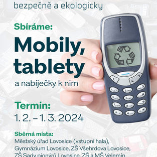 Staré mobily pomůžou Charitě